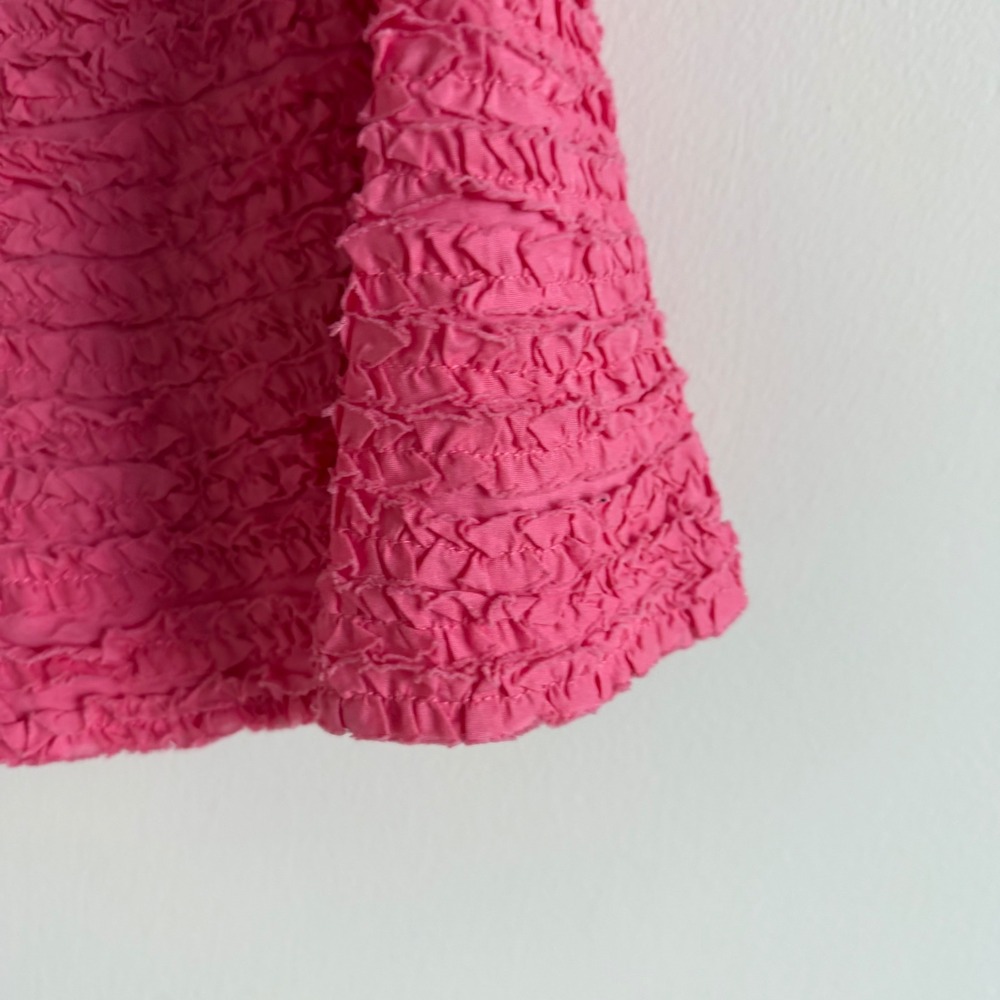 Vintage Y2K BCBG Ruffled Pink Mini Skirt Size 6 - Picture 10 of 10
